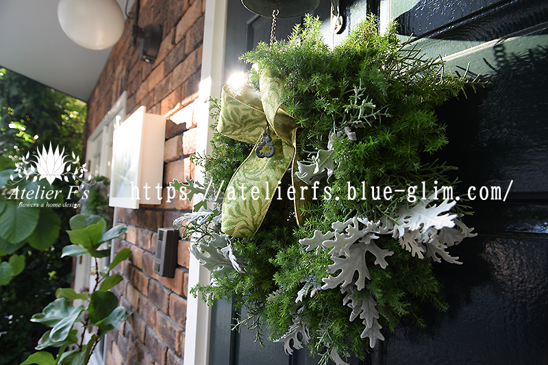 エバーグリーンのクリスマスリース