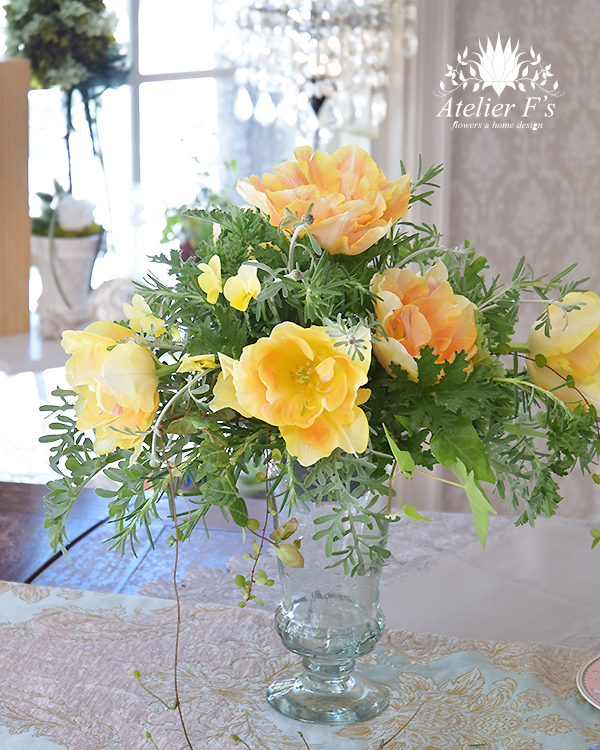 チューリップのアレンジ