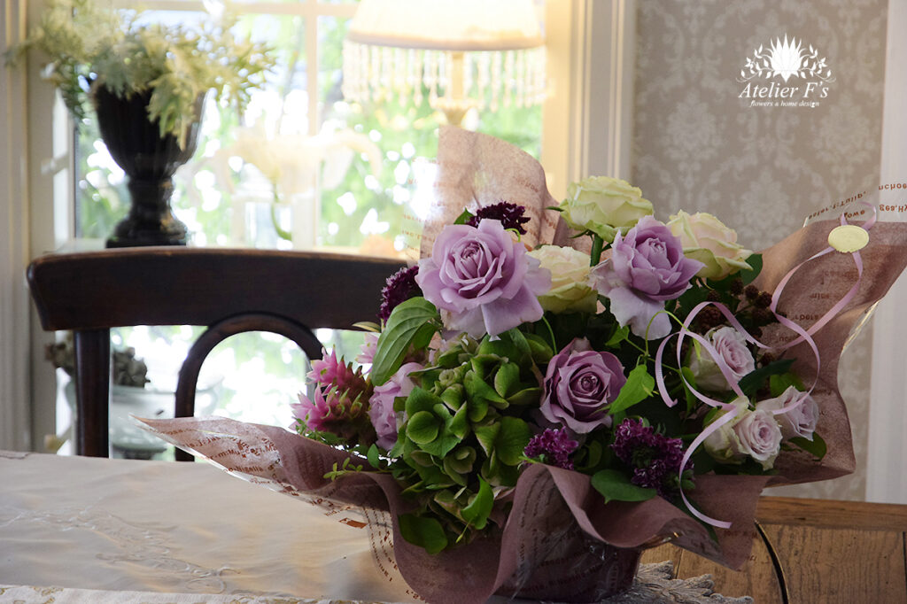 イギリススタイルフラワーアレンジメント