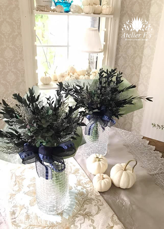 プリザーブドフラワーアレンジレッスン