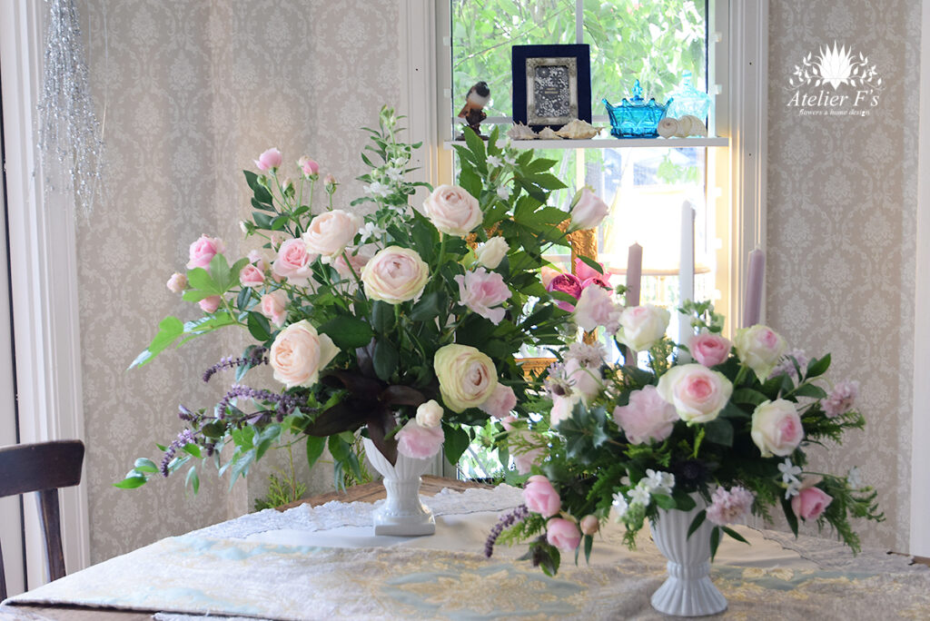 ベーシック2　ファンアレンジとキャンドルアレンジ